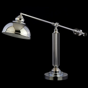 Giselle 22" Metal and Crystal LED Task Lamp - JONATHAN Y